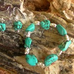 Thumbnail image for Turquoise Bracelet and Earings