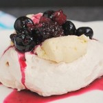 Thumbnail image for Pavlova with Maple Mousse and Berries-A Daring Bakers Challenge