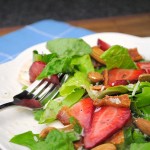 Thumbnail image for Sunday Spotlight Recipes- Spring Salad with Bacon-Homemade Poppy Seed Dressing