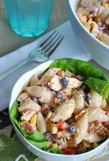 BBQ Pasta salad