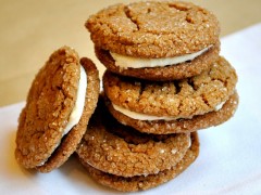 Thumbnail image for Soft Ginger Cookies {filled with cream cheese frosting}
