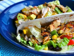 Thumbnail image for Grilled Chicken Tacos with Cilantro Lime Honey Dressing