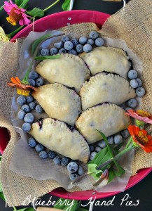 Blueberry hand pies