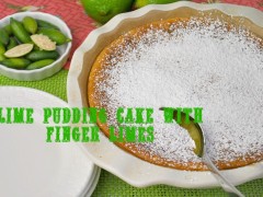 Thumbnail image for Lime Pudding Cake with Finger Limes