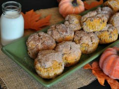 Thumbnail image for Whole-grain pumpkin chocolate chip donut muffins