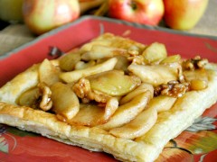 Thumbnail image for Easy Apple Walnut Pastry with Buttermilk Sauce