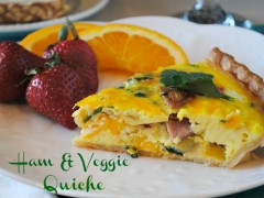 Thumbnail image for Ham & Veggie Quiche