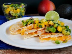 Thumbnail image for Shrimp Quesadillas with Mango Salsa