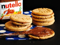 Thumbnail image for Peanut Butter and Nutella Sandwich Cookies