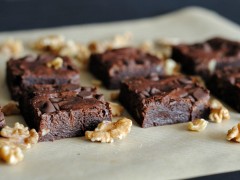 Thumbnail image for Brown butter double chocolate walnut brownies