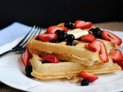 Thumbnail image for Homemade Buttermilk Waffles