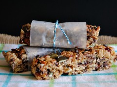 Thumbnail image for No bake  honey sweetened granola bars