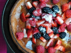 Thumbnail image for Dutch pancake with mixed berries
