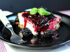 Thumbnail image for No-Bake Blackberry Cheesecake