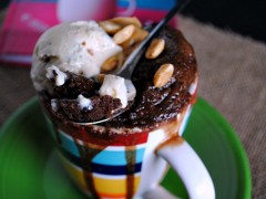 Thumbnail image for Chocolate Peanut Butter Mug Cake