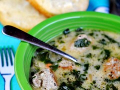 Thumbnail image for Spicy meatball soup with potatoes and spinach