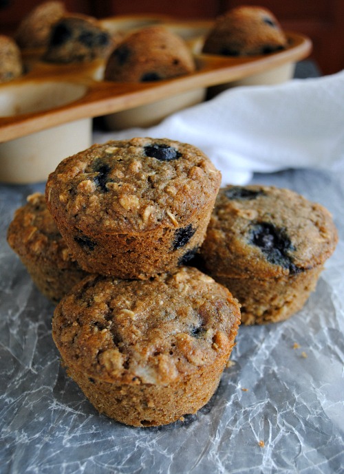 Healthy Blueberry Muffins