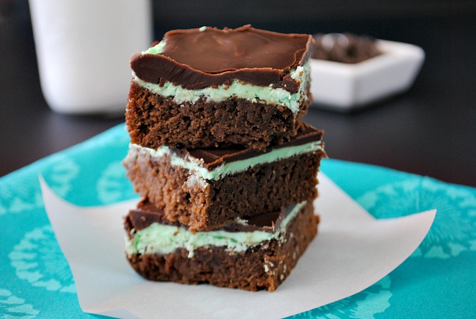 Hershey's mint brownies | you-made-that.com