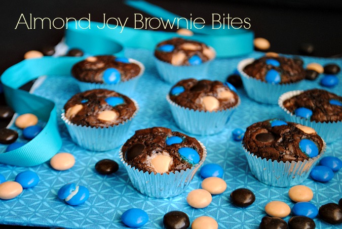 Almond Joy Brownie Bites|www.you-made-that.com