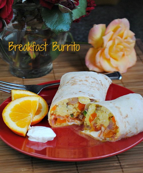 Breakfast burrito |Suzanne @www.you-made-that.com