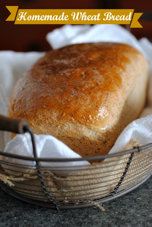 homemade wheat bread | you-made-that.com