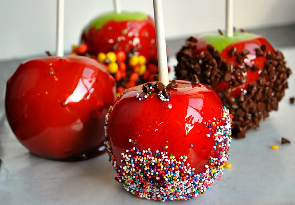 candy apples | you-made-that.com