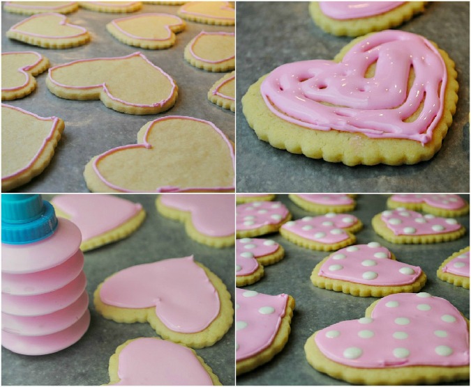 heart cookie Collage