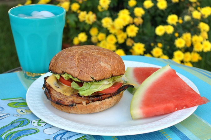 California BBQ grilled chicken sandwich |Suzanne www.you-made-that.com