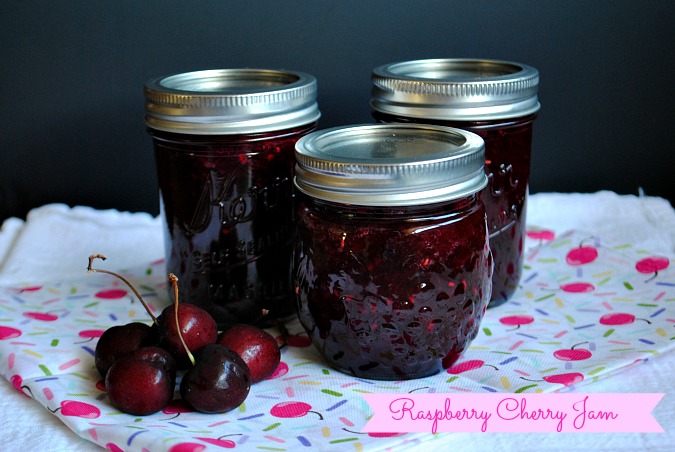 Raspberry Cherry Jam|www.you-made-that.com