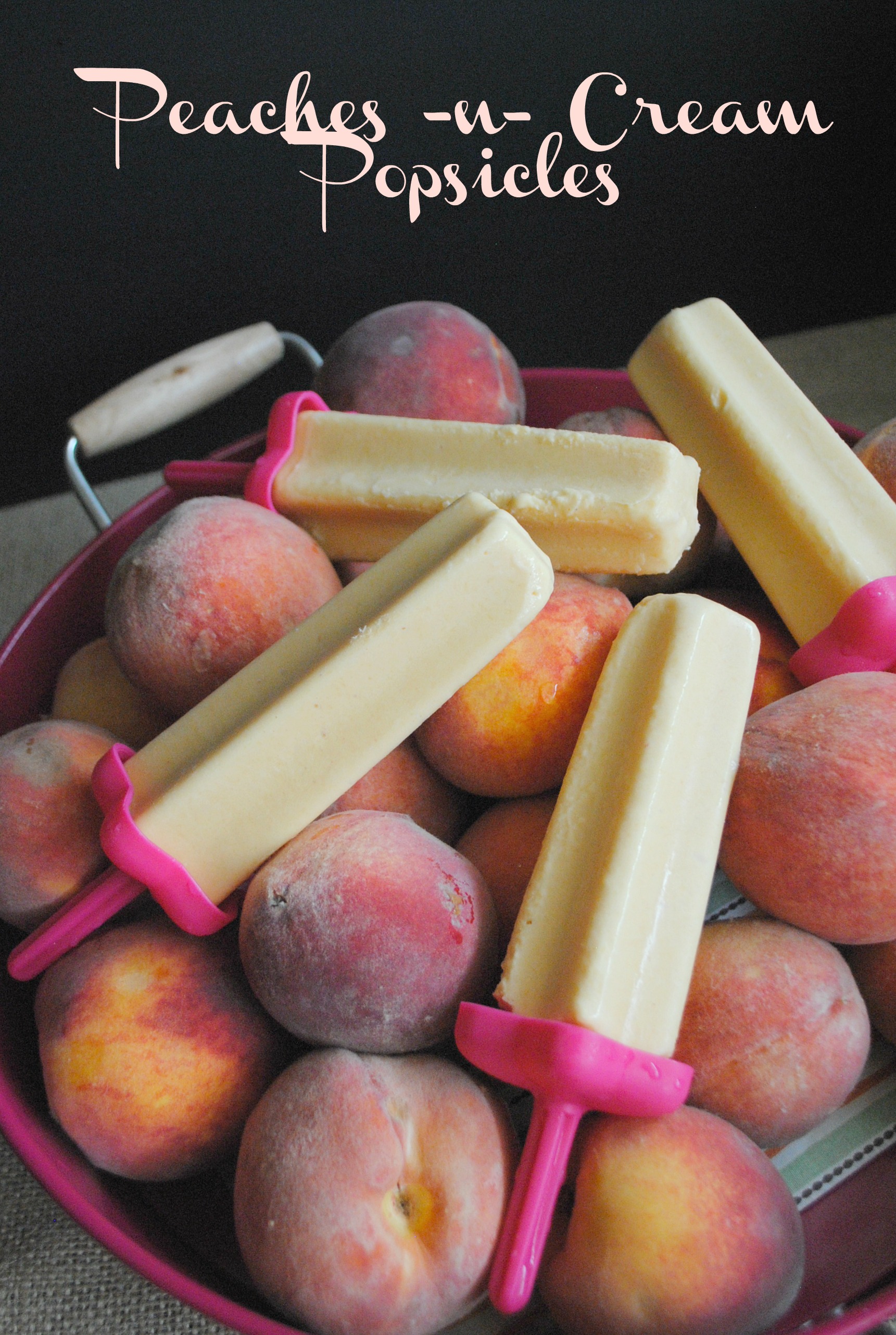 Peaches -n- Cream Popsicles |www.you-made-that.com