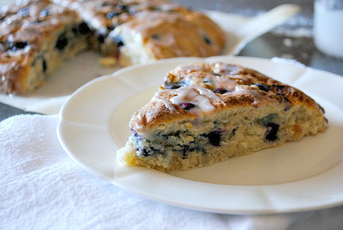 Blueberry buttermilk scones |  you-made-that.com