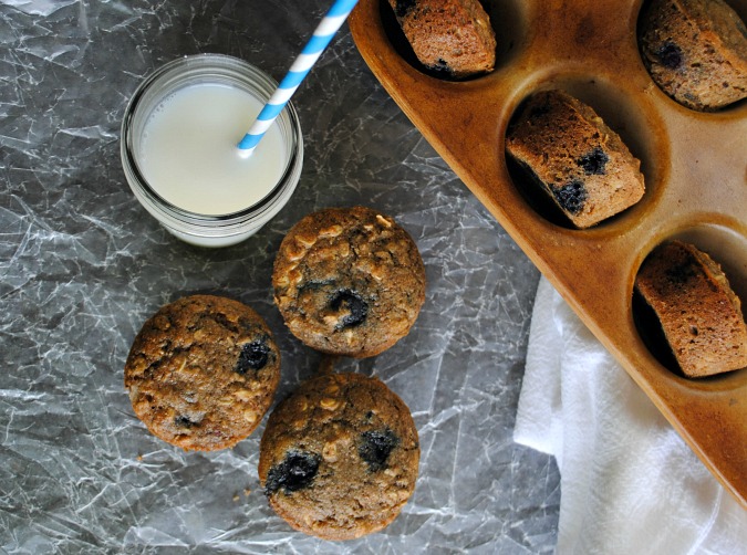 Healthy blueberry muffins |you-made-that.com